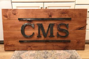 CMS Wood & Metal Sign Sacramento