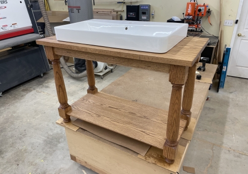 Custom Vanity with Sink